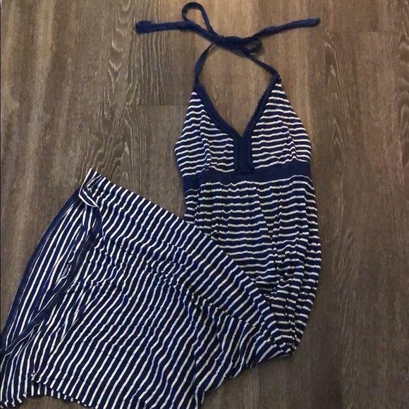 Banana Republic Dresses & Skirts - ⛵️ Blue and white striped maxi dress